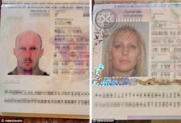 英国光头男错那长发女友的护照也顺利通关