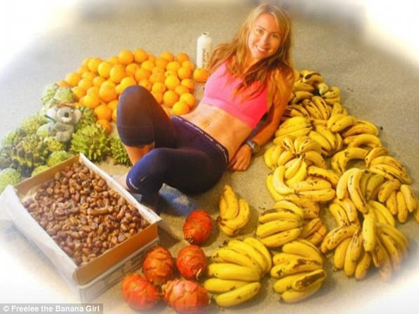 澳一女子水果减肥法