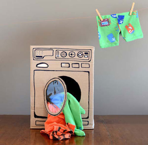 环保又安全的硬纸板DIY 让孩子拥有个快乐的童年