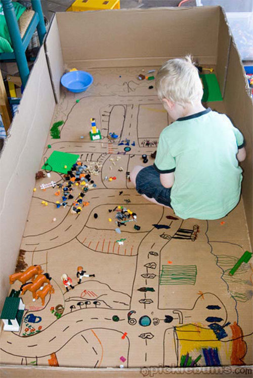 环保又安全的硬纸板DIY 让孩子拥有个快乐的童年