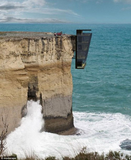 澳公司设计“悬崖居” 每天体验腾空生活