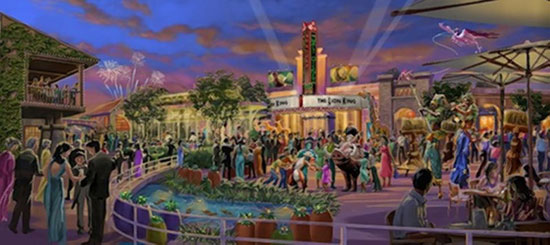 上海迪士尼乐园设计图曝光 充满魔幻色彩