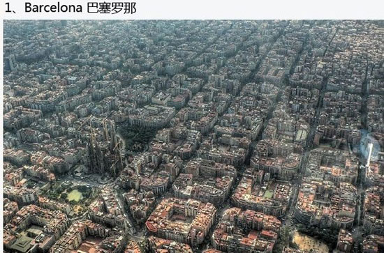 各国城市俯瞰图！看到北京的时候真是醉了!