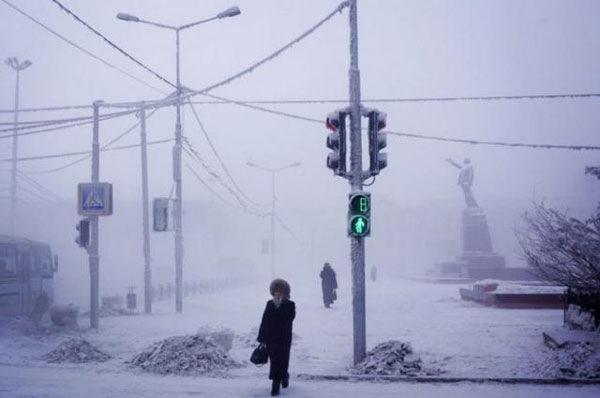 世​​界上最冷的城市：零下60多度！