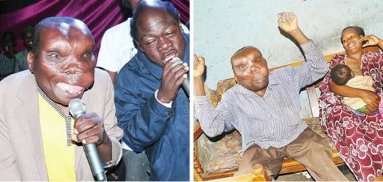 乌干达最丑男人第8次当父亲 真正靠脸活着的人