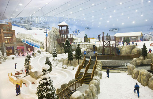 盘点全球最豪华购物中心 建筑内设有主题公园室内滑雪场