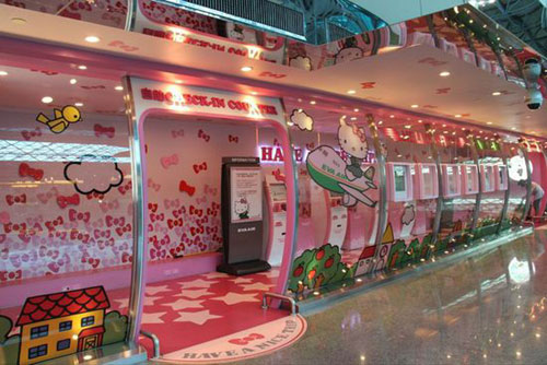 萌萌哒!体验台湾长荣航空的Hello Kitty主题飞机