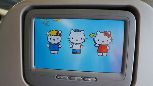 萌萌哒!体验台湾长荣航空的Hello Kitty主题飞机