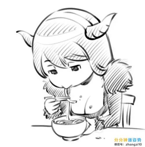 巨乳女生胸部太大，好烦哟~